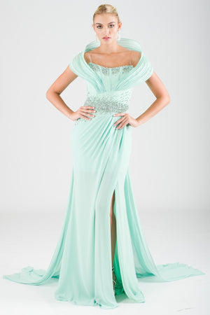 Dakota Mint Evening Dress