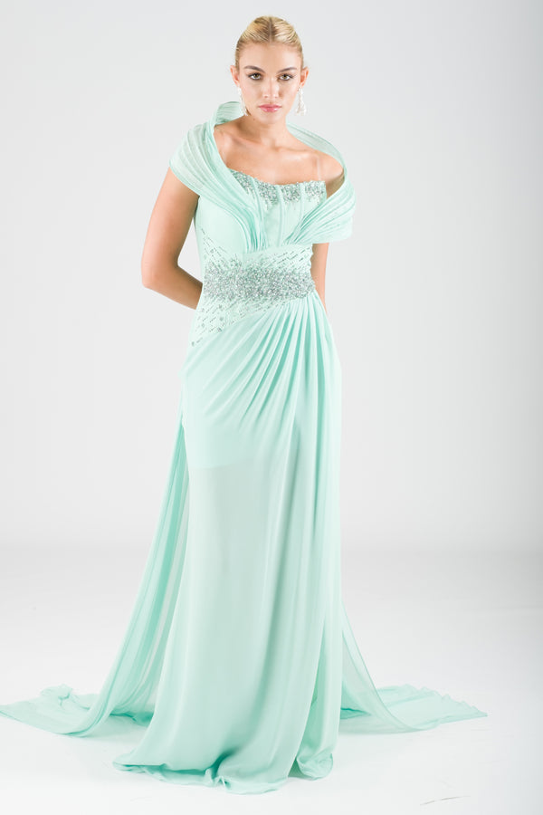 Dakota Mint Evening Dress