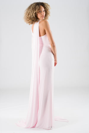 Hubsi pink evening dress dress