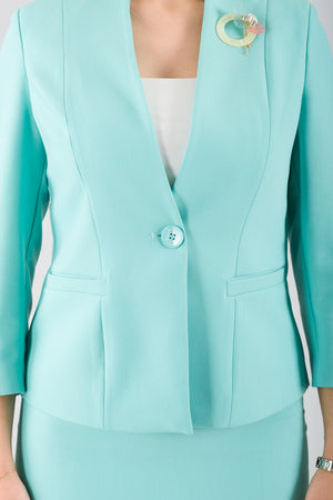 ALYS turquoise office set