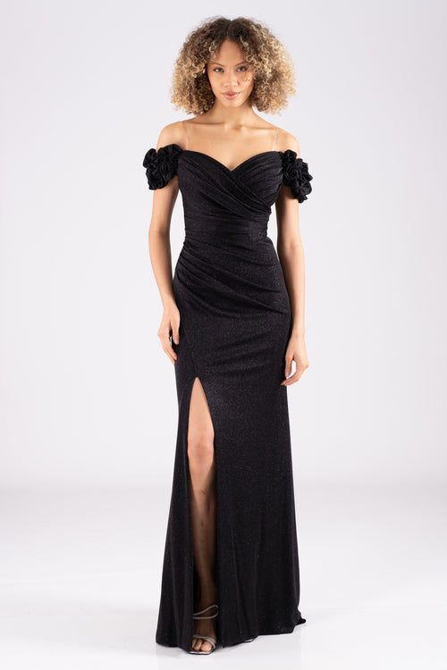 Black evening dress dress