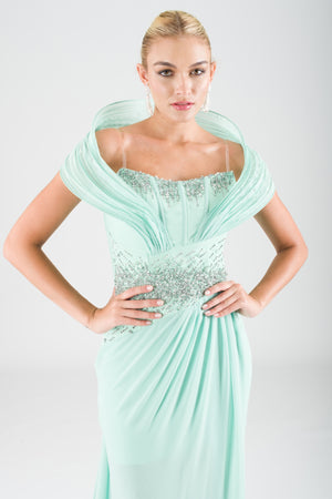 Dakota Mint Evening Dress