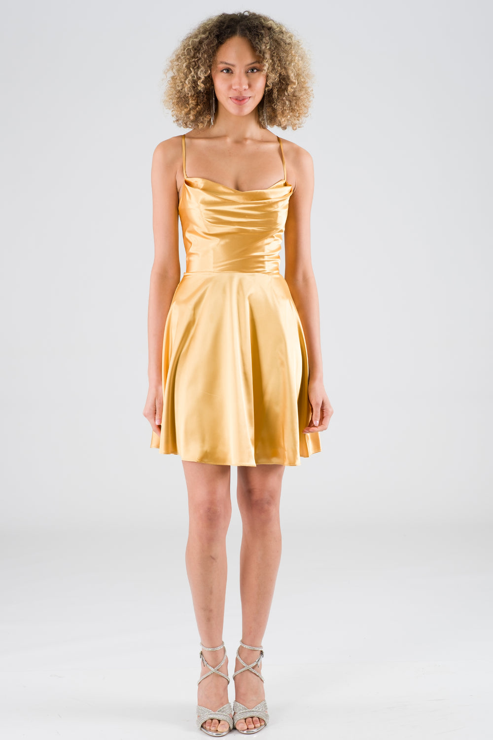 Lorby saffron evening dress dress