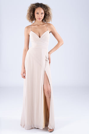 Jasmin beige evening dress dress