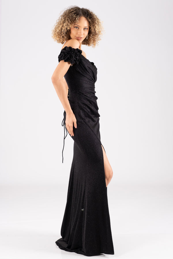 Black evening dress dress