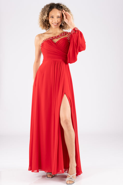 CAPICINE Red Evening Dress