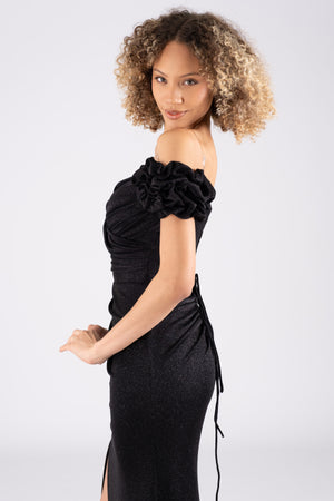 Black evening dress dress