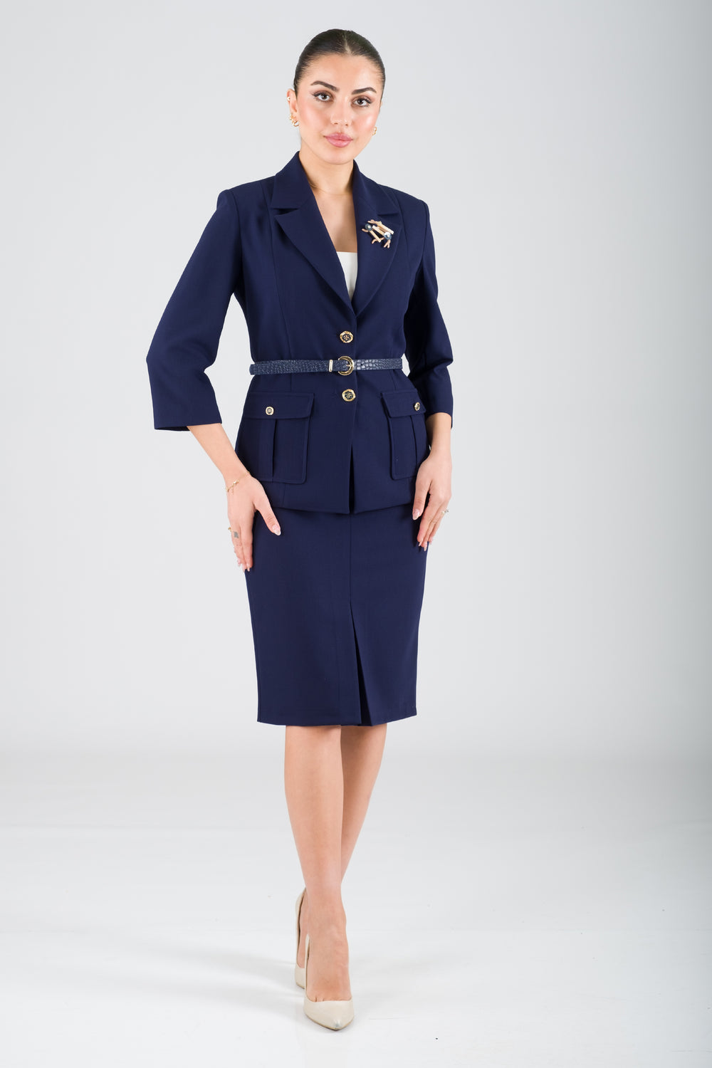 Ozmoz Navy Blue Office Set