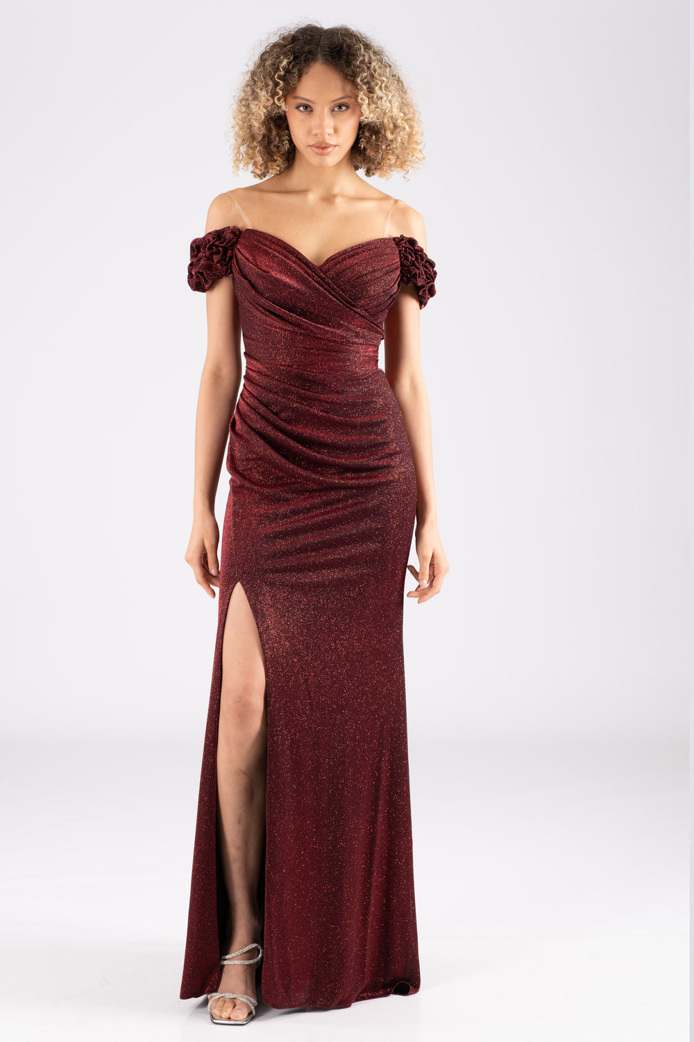 Lehla Red Evening Dress