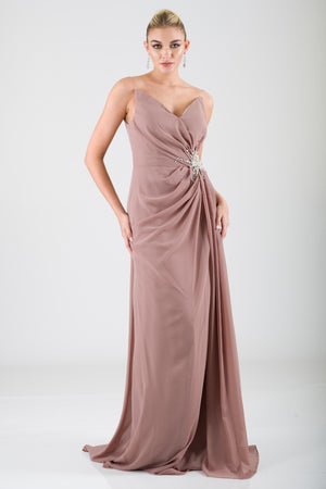 Juno mink evening dress dress