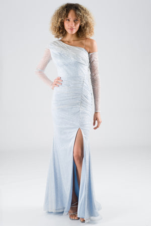 Okfy Blue Evening Dress