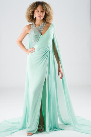 Hubsi Mint Evening Dress