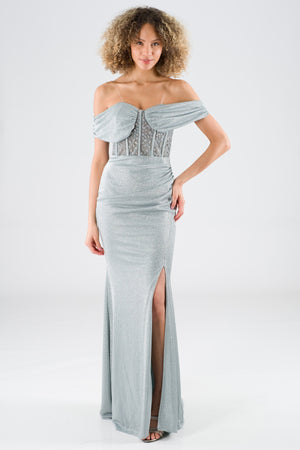 Yolbe Mint Evening Dress