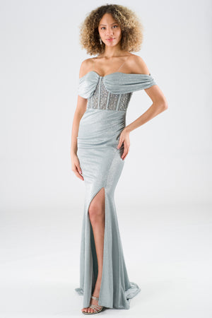 Yolbe Mint Evening Dress