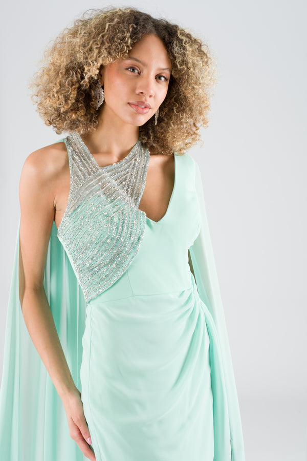 Hubsi Mint Evening Dress