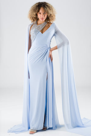 Hubsi Blue Evening Dress