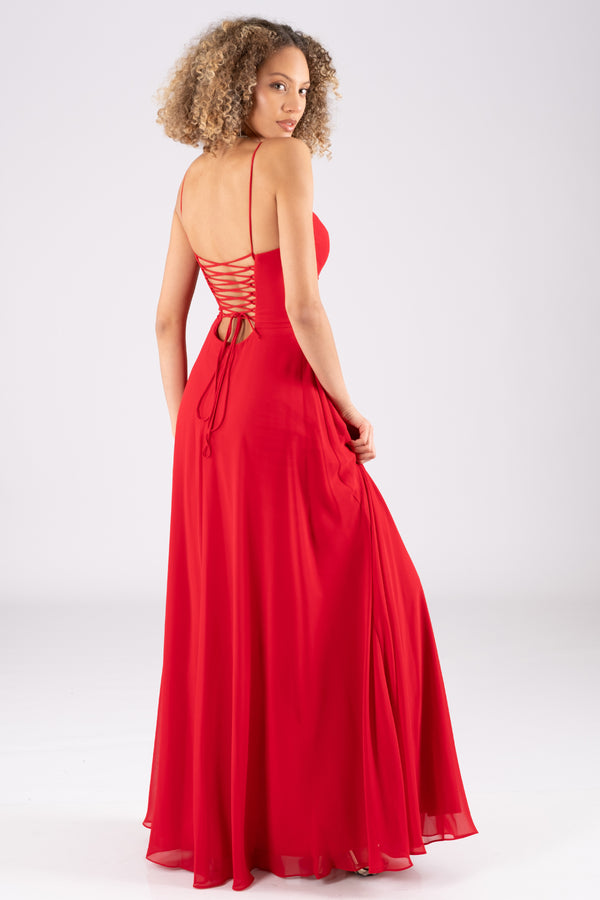 Jasmin Red Evening Dress