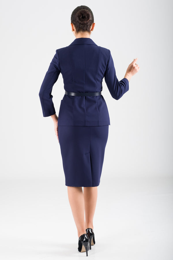 EDELS Navy Blue Body Office Set