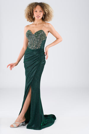 Lenoro Emerald Deval Dress