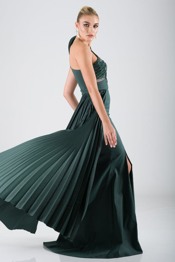 Yolanda Emerald Evening Dress