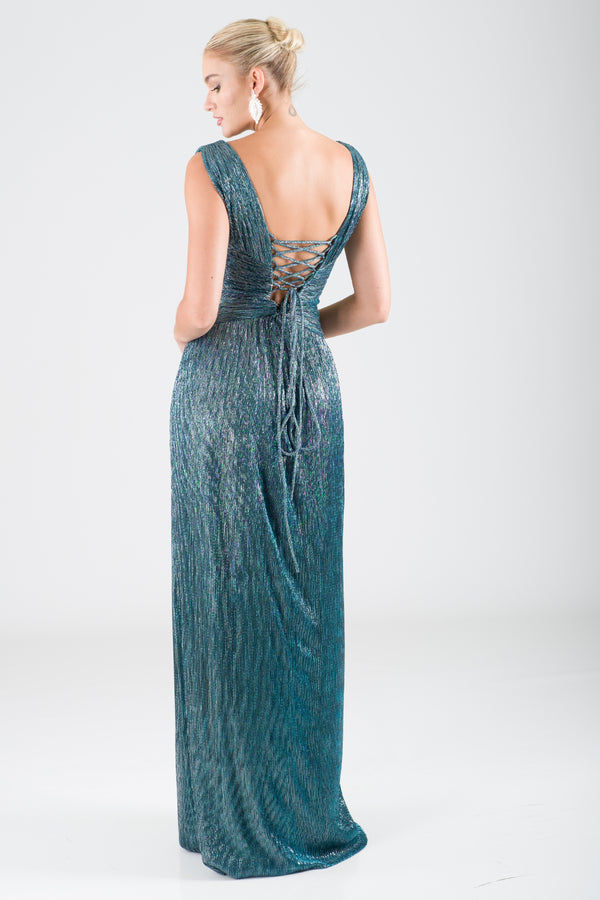 Bronte oil evening dress dress