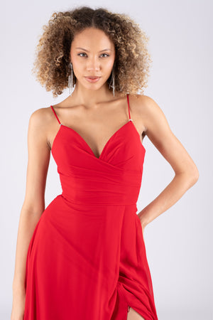 Jasmin Red Evening Dress