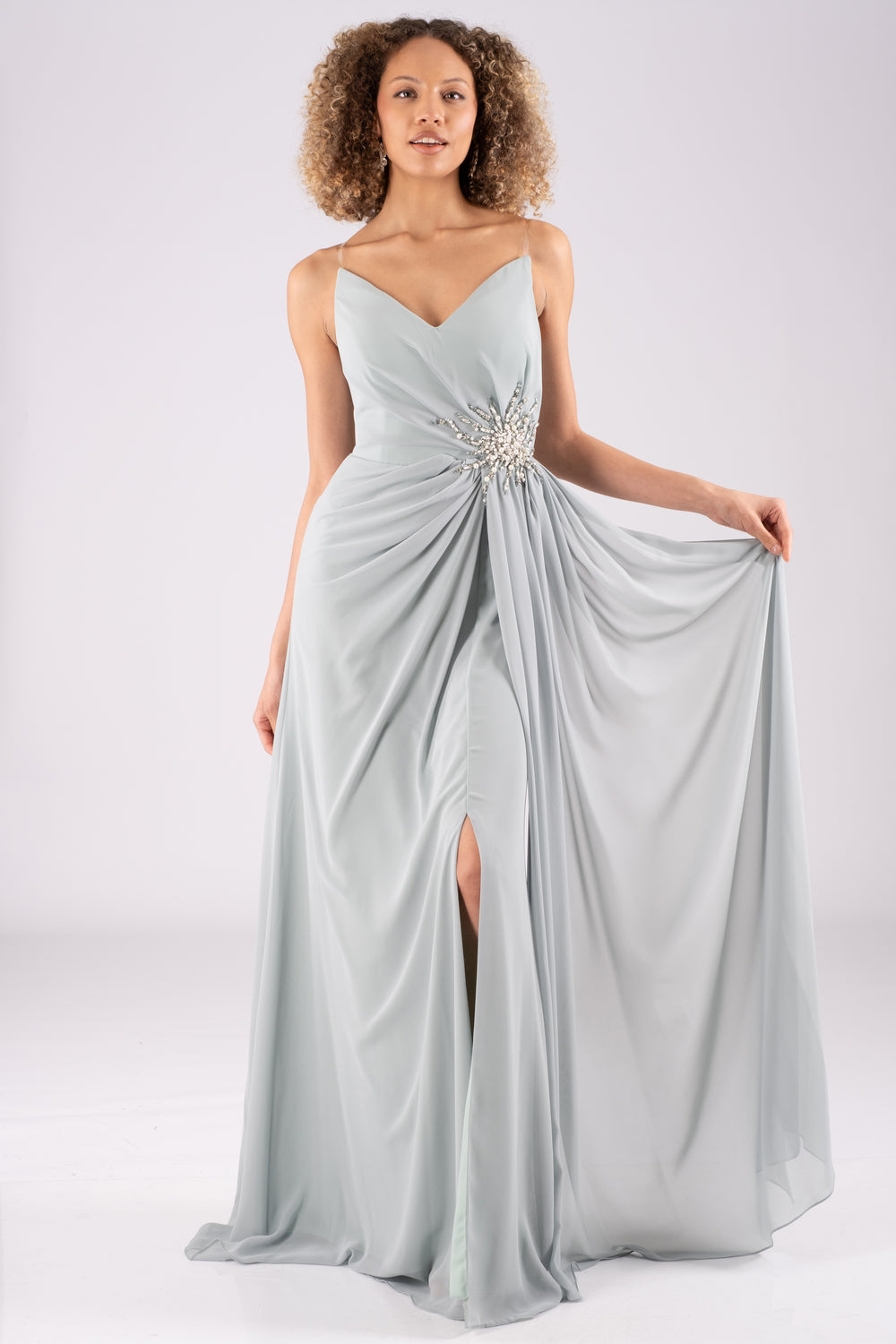 Juno Mint Evening Dress