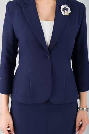 Yerefy Navy Blue Body Office Set