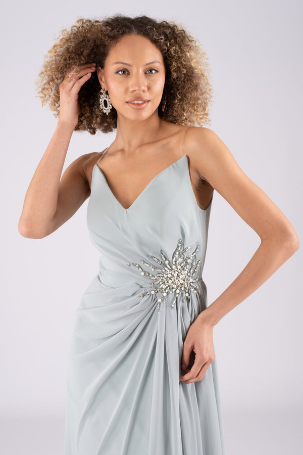 Juno Mint Evening Dress