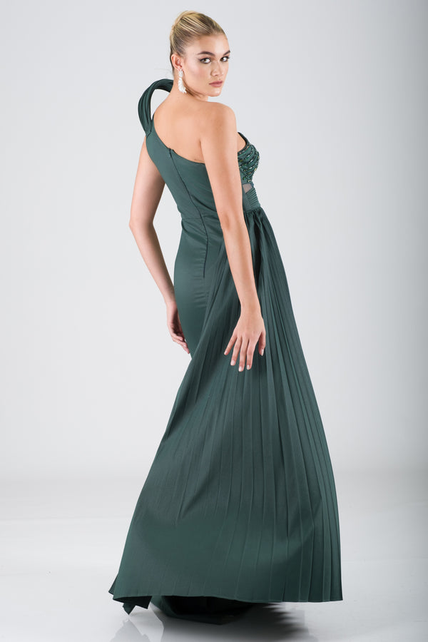 Yolanda Emerald Evening Dress