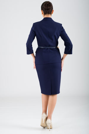 Ozmoz navy blue office set