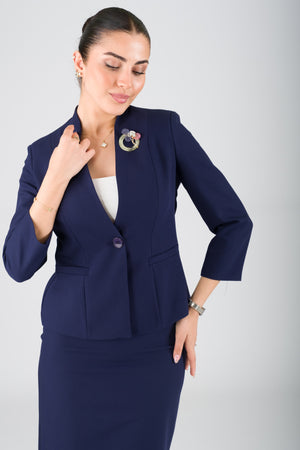 ALYS Navy Blue Office Set