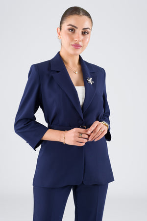 Ebuke Navy Blue Office Set