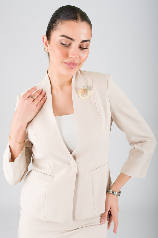 Alys Beige Big Body Office Set