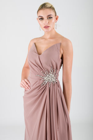 Juno mink evening dress dress