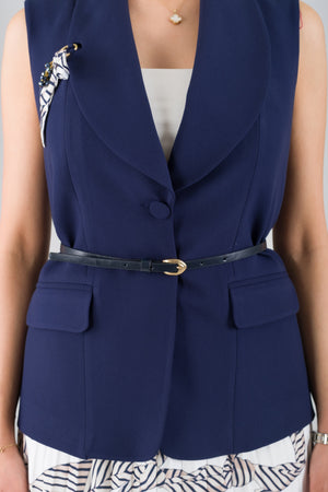 Zufy Navy Blue Office Set