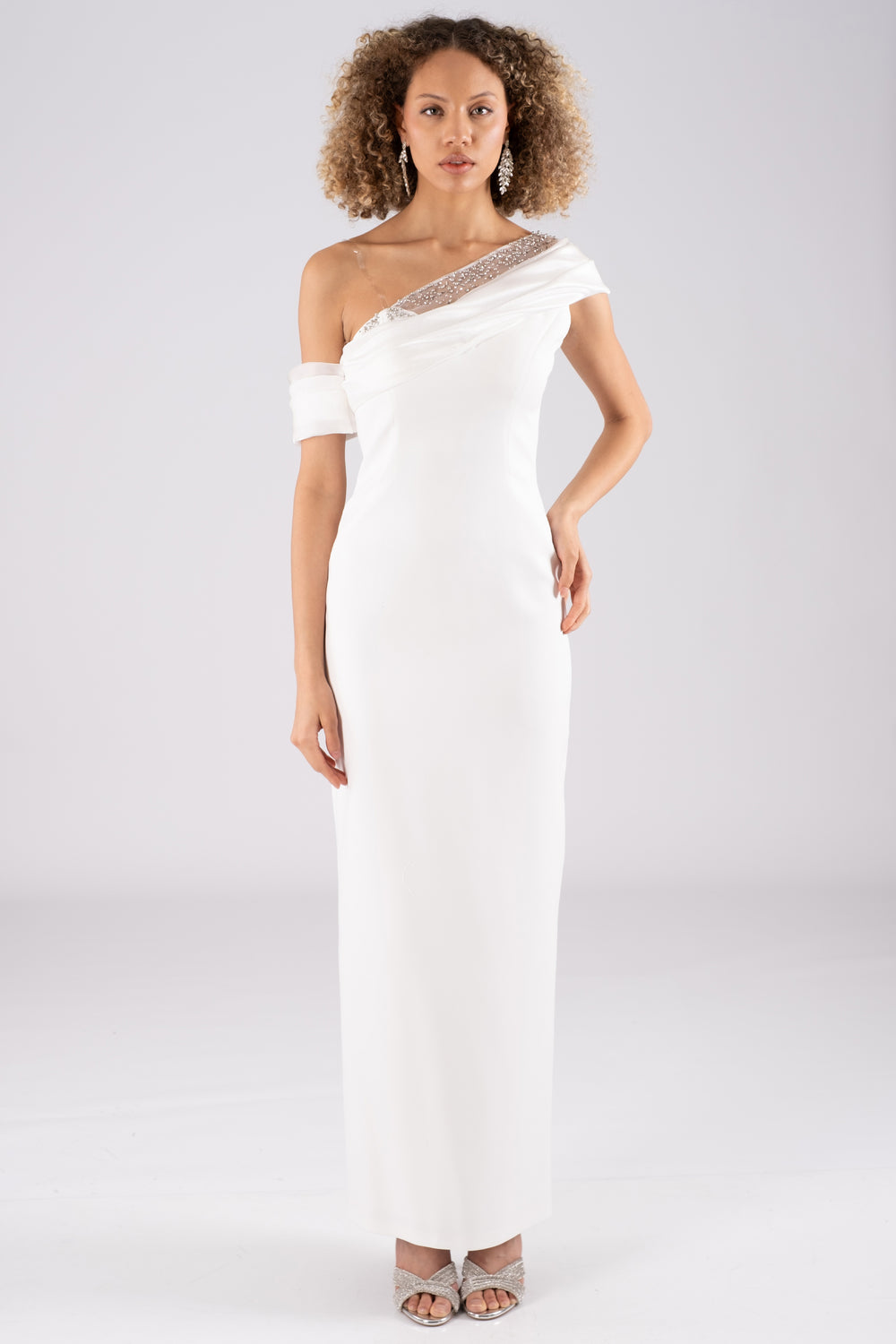 Remembrance Ecru Evening Dress