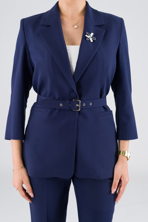 Ebuke Navy Blue Office Set