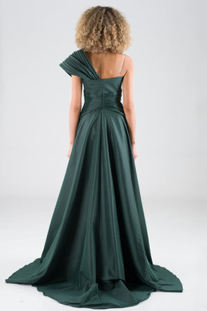 Cagato Emerald Evening Dress