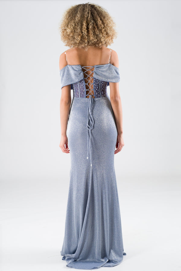 Yolbe Blue Evening Dress