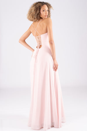 Jasmin powder evening dress dress