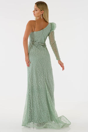 Akti Mint Evening Dress