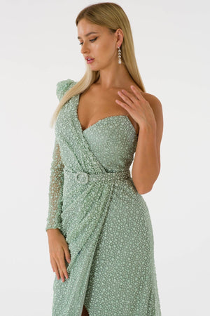 Akti Mint Evening Dress