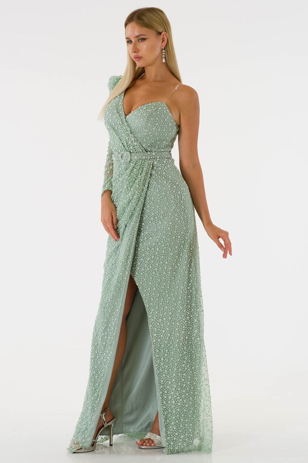 Akti Mint Evening Dress