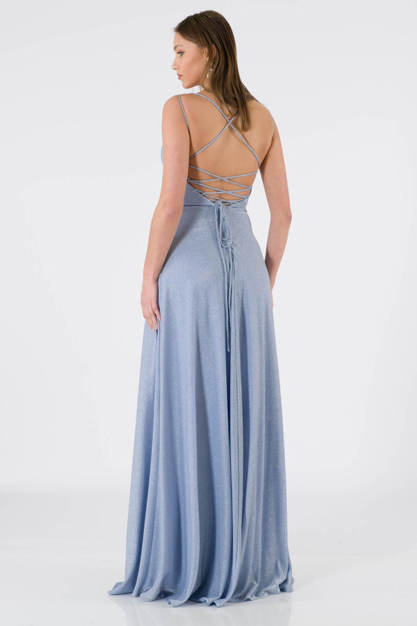 Alberta Blue Evening Dress