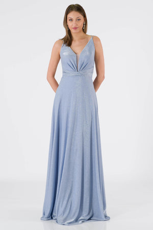 Alberta Blue Evening Dress