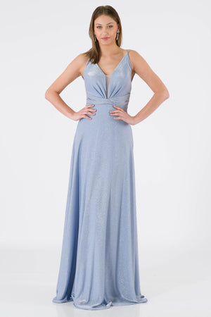 Alberta Blue Evening Dress