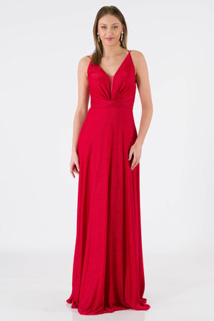 Alberta Red Evening Dress