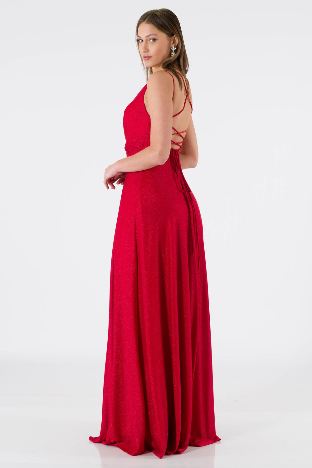 Alberta Red Evening Dress