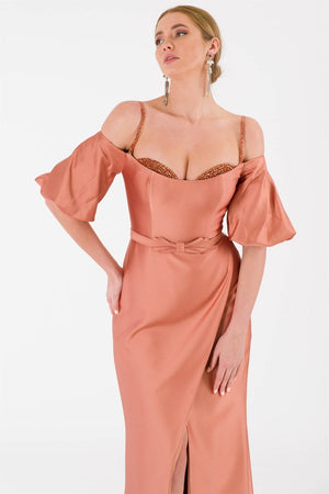 Almira Cinnamon Dress Dress